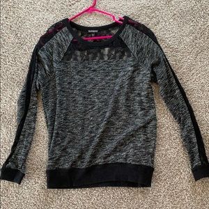 Express lace sweater
